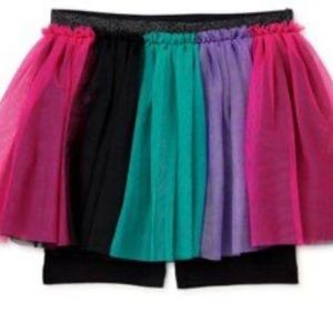 GUC 365 kids size 6 colorful tulle skort.